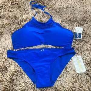 Vibrant Blue Swimwear Set